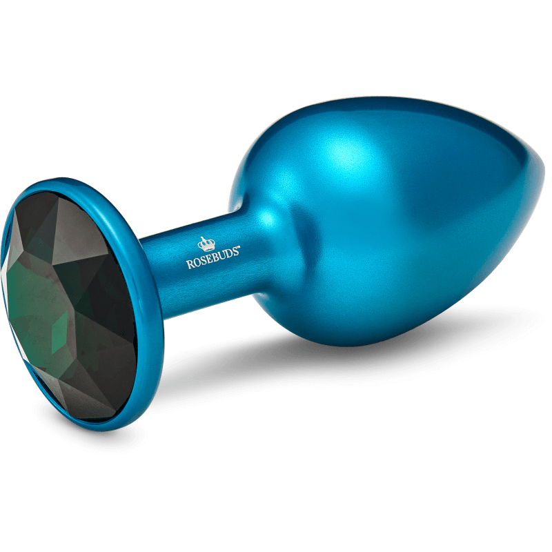 Rosebuds™ - Medium Alu Blue Crystal