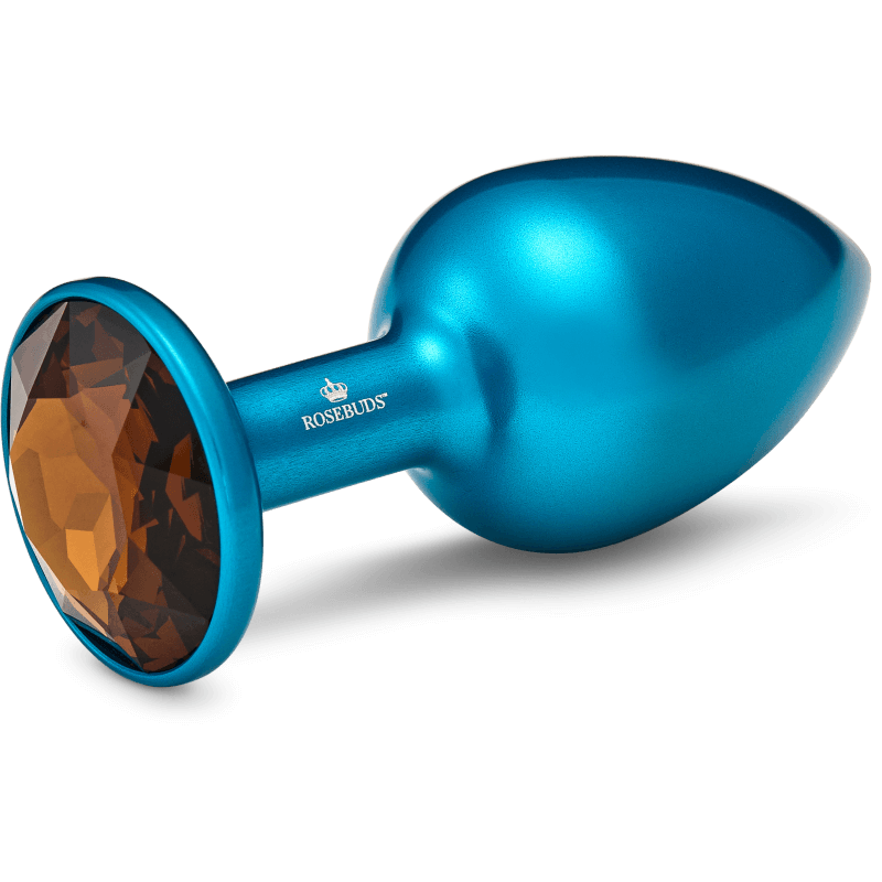 Rosebuds™ - Medium Alu Blue Crystal