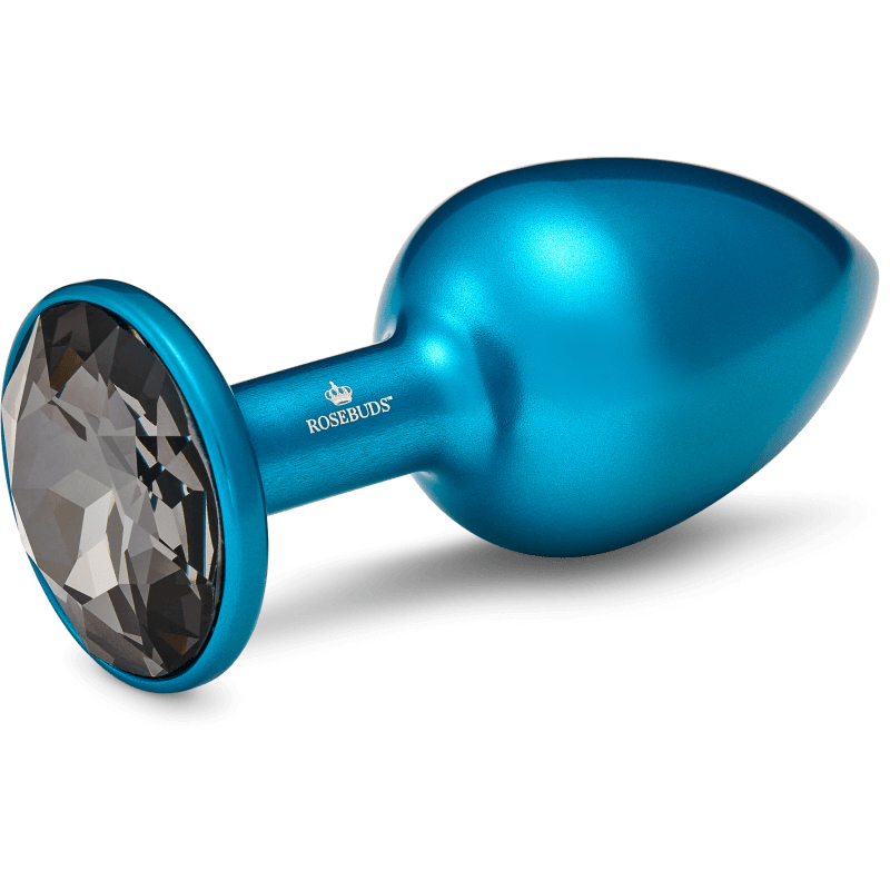 Rosebuds™ - Medium Alu Blue Crystal