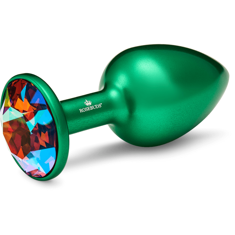 Rosebuds™ - Medium Alu Grüner Kristall