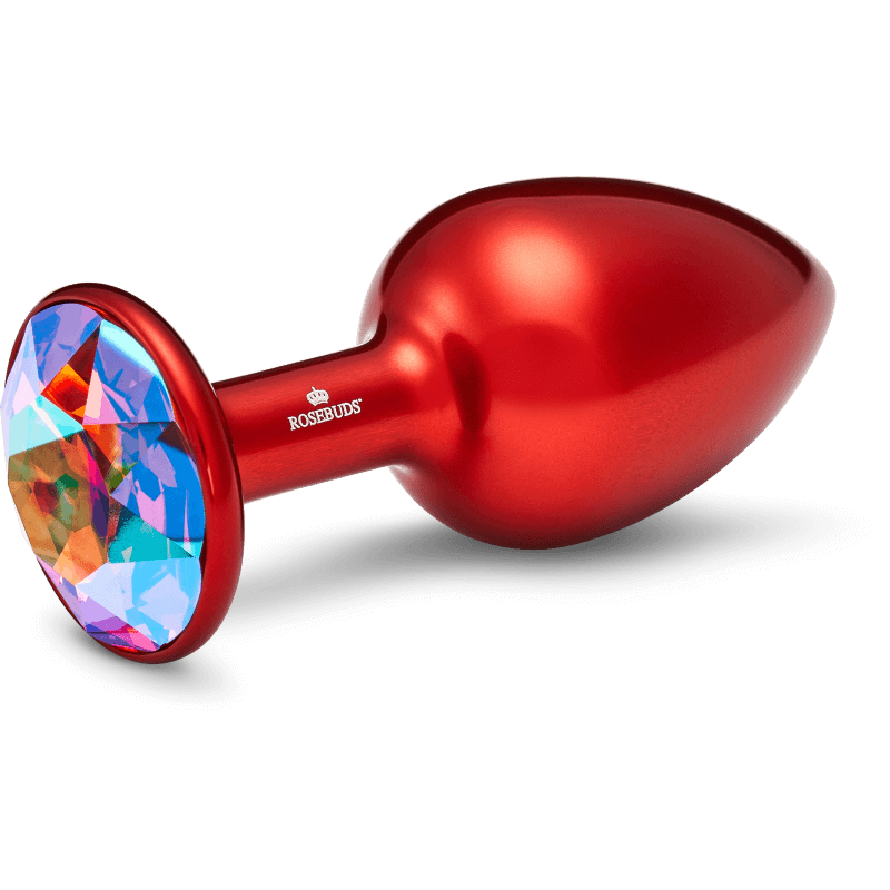Rosebuds™ - Medium Alu Rot Kristall