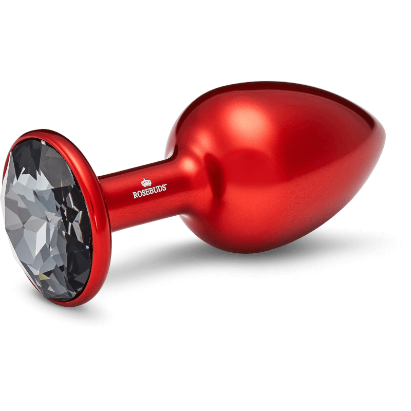 Rosebuds™ - Medium Alu Rot Kristall