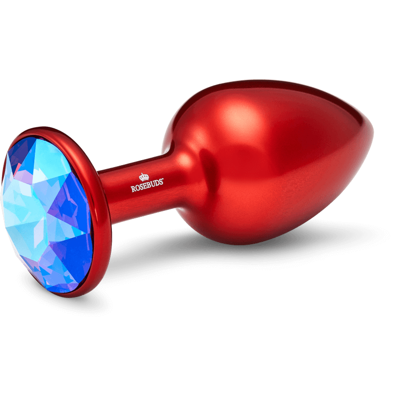 Rosebuds™ - Medium Alu Rot Kristall