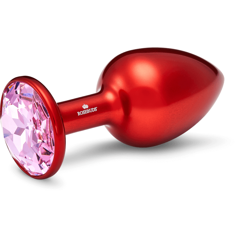 Rosebuds™ - Medium Alu Rot Kristall