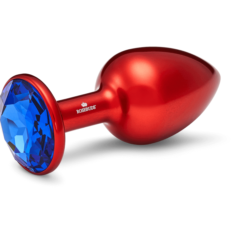 Rosebuds™ - Medium Alu Rot Kristall