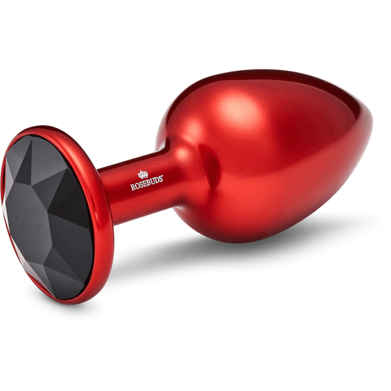 Rosebuds™ - Medium Alu Rot Kristall