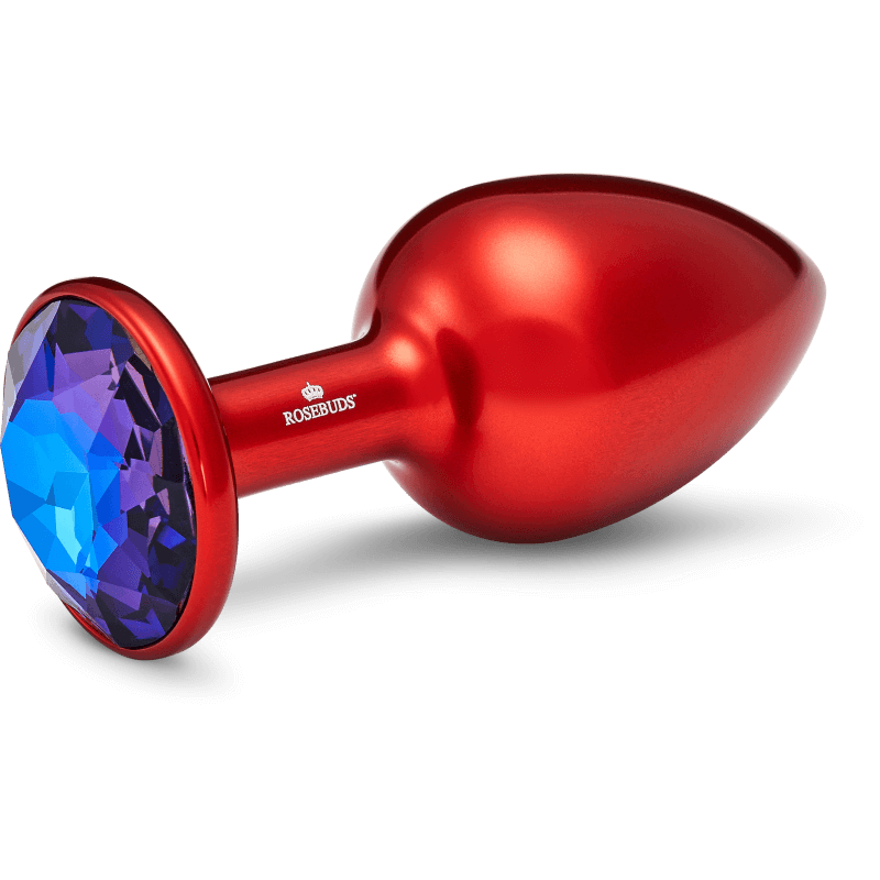 Rosebuds™ - Medium Alu Rot Kristall