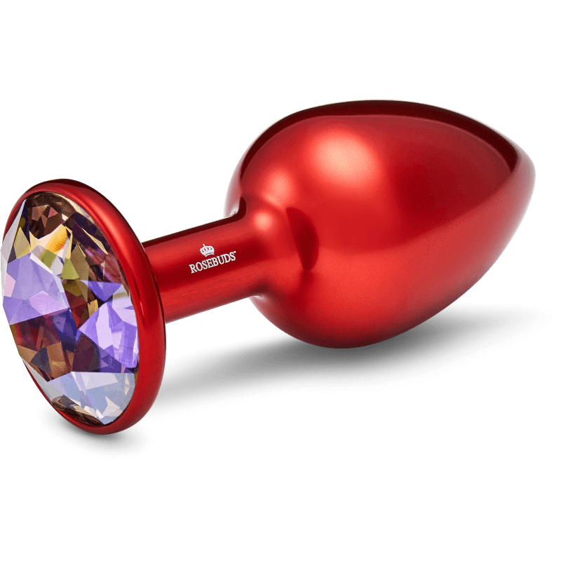 Rosebuds™ - Medium Alu Rot Kristall