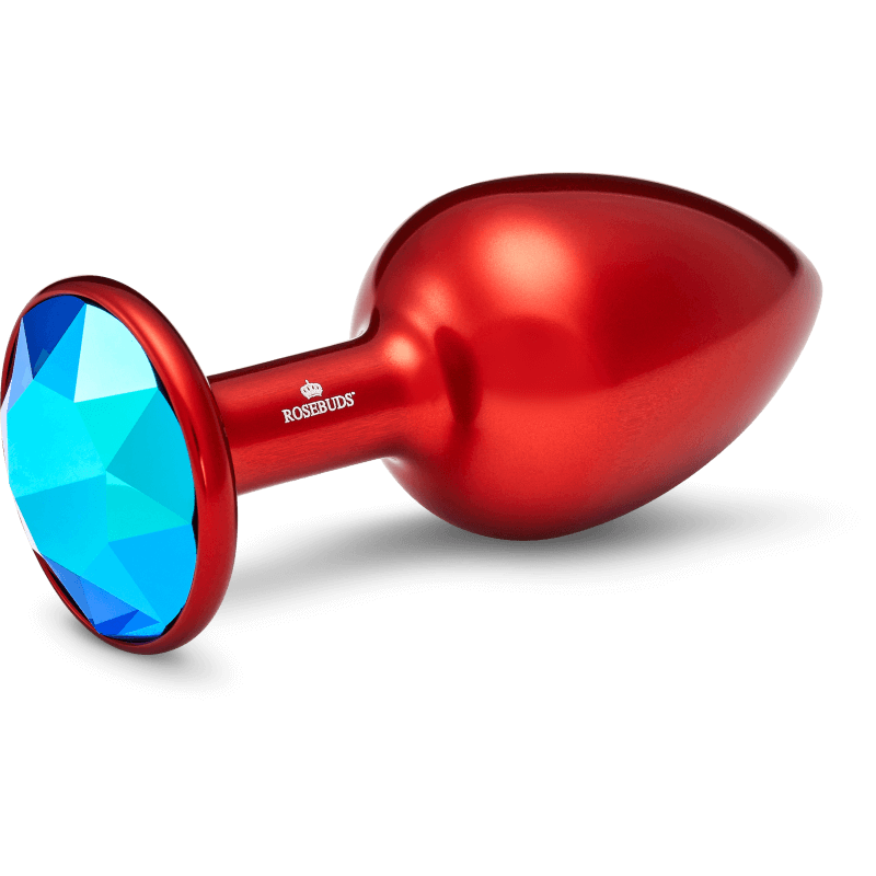 Rosebuds™ - Medium Alu Rot Kristall