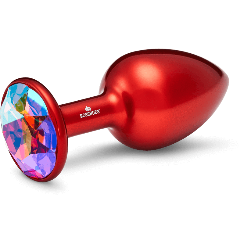 Rosebuds™ - Medium Alu Rot Kristall