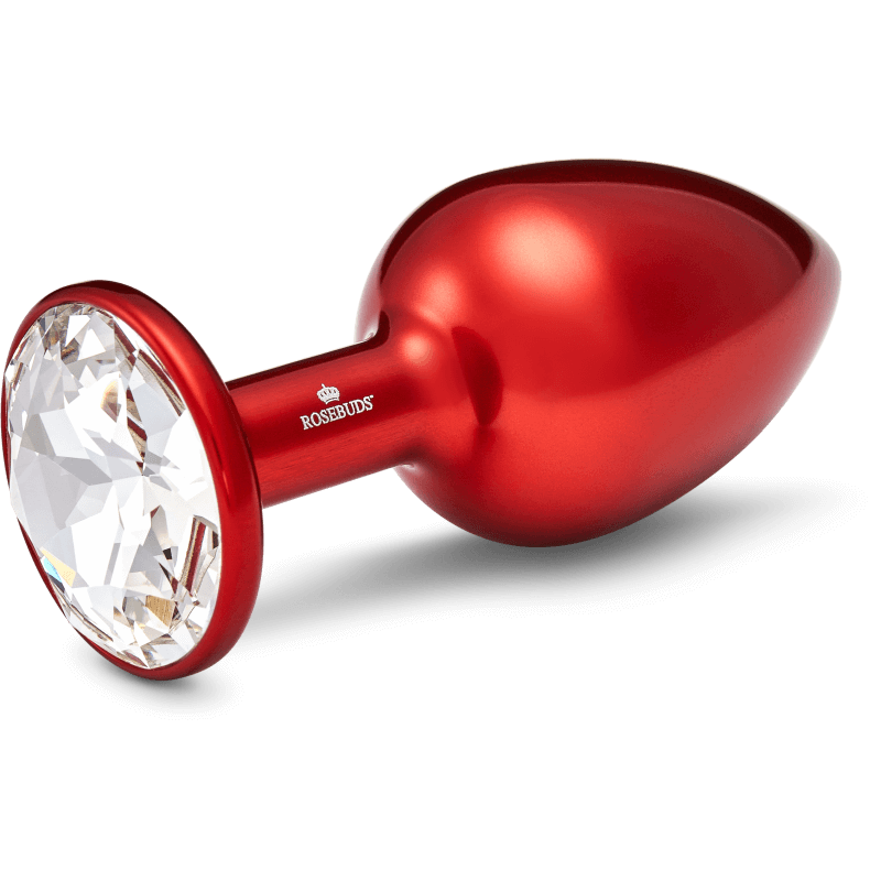 Rosebuds™ - Medium Alu Rot Kristall