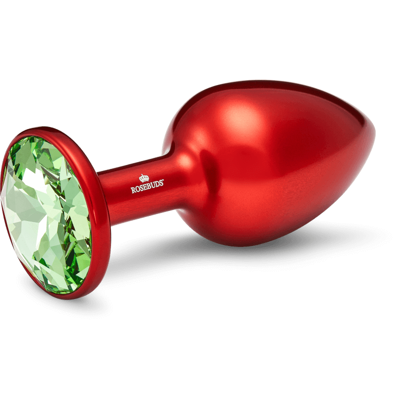 Rosebuds™ - Medium Alu Rot Kristall