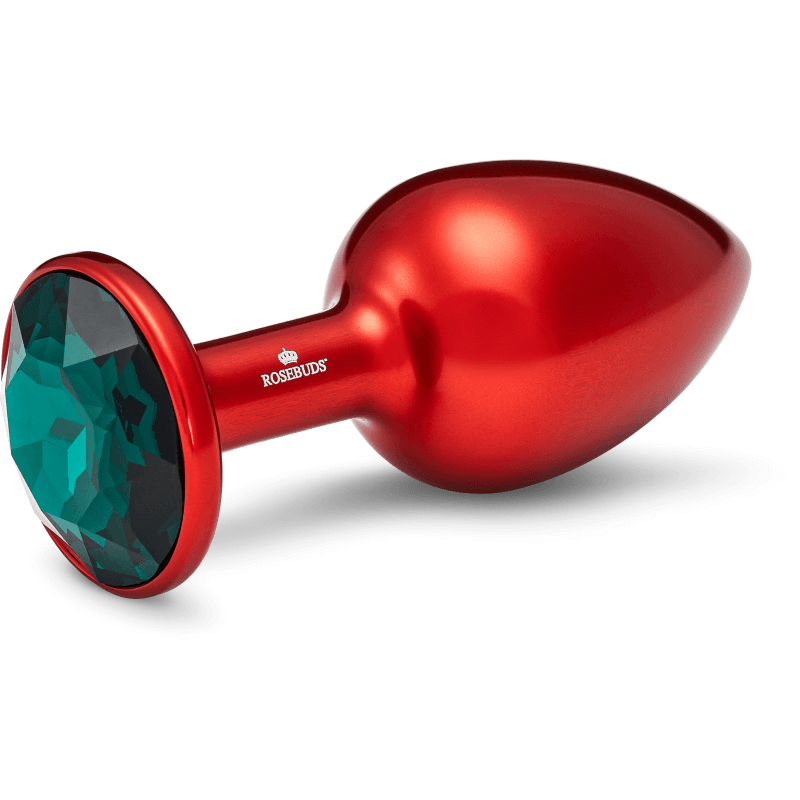 Rosebuds™ - Medium Alu Rot Kristall