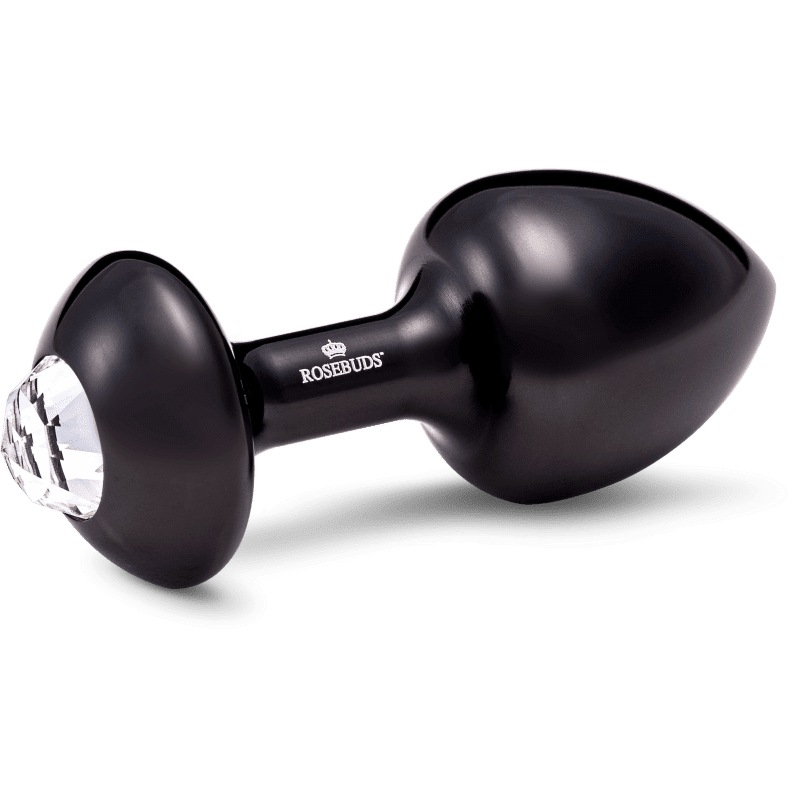 Rosebuds™ - Neu Klein Alu Schwarz Kristall