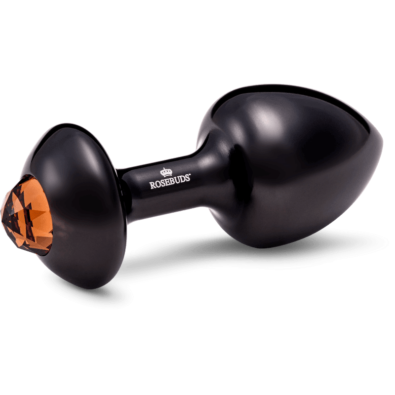 Rosebuds™ - Neu Klein Alu Schwarz Kristall