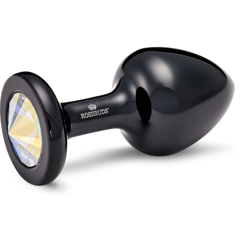 Rosebuds™ - Kleiner schwarzer Alu-Kristall