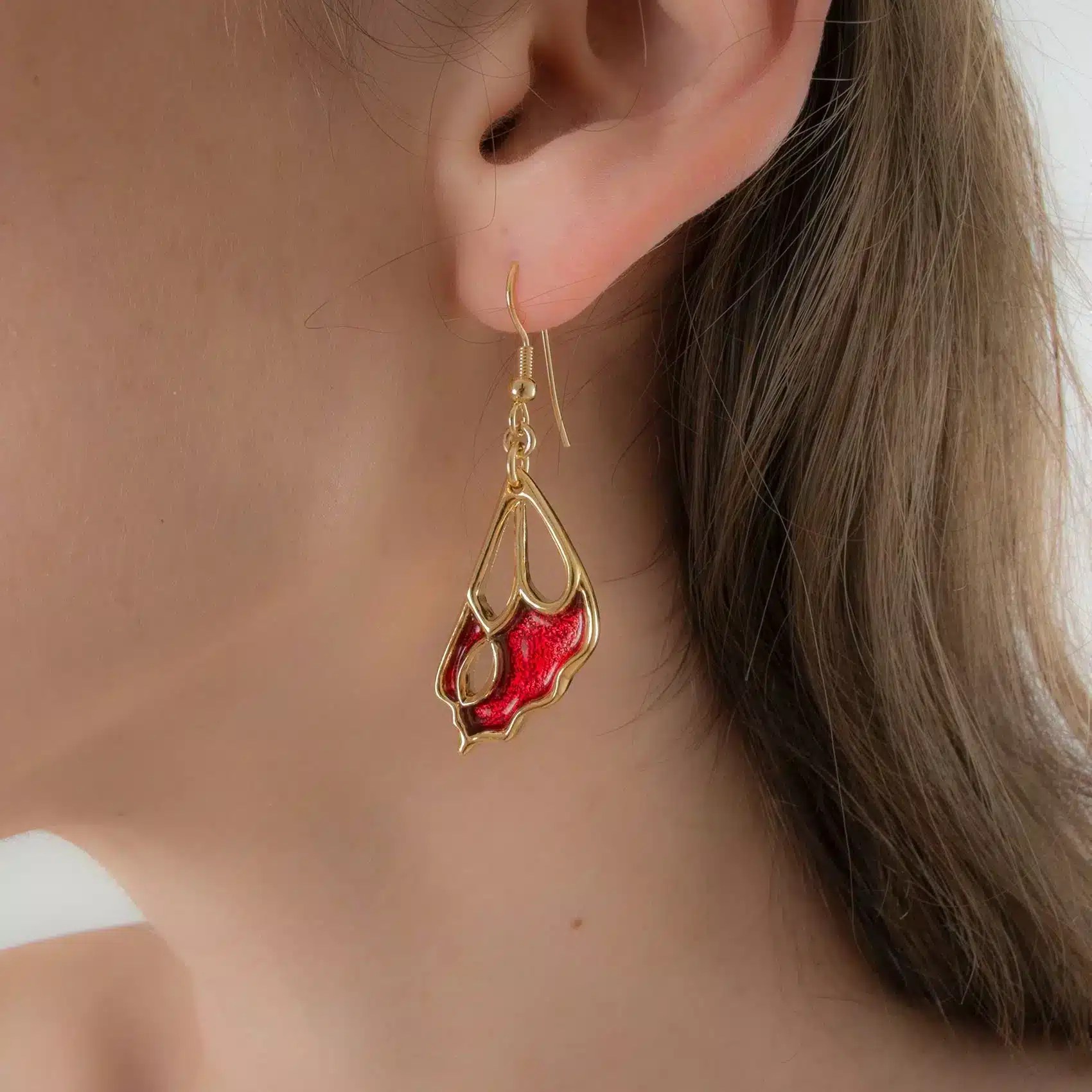 Sylvie Monthulé - Ohrringe Schmetterlingsflügel 