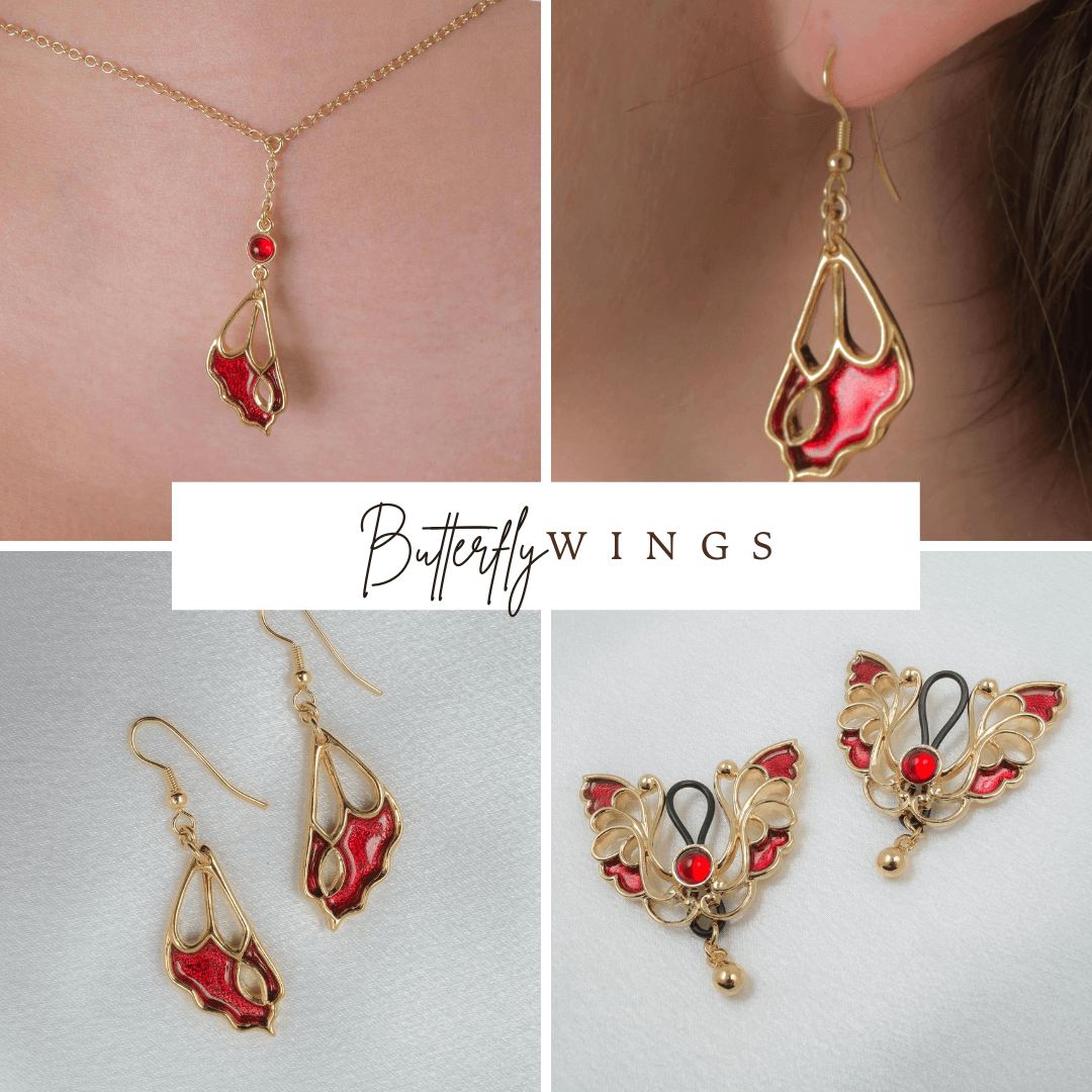 Sylvie Monthulé - Set 3 Schmetterlingsflügel 