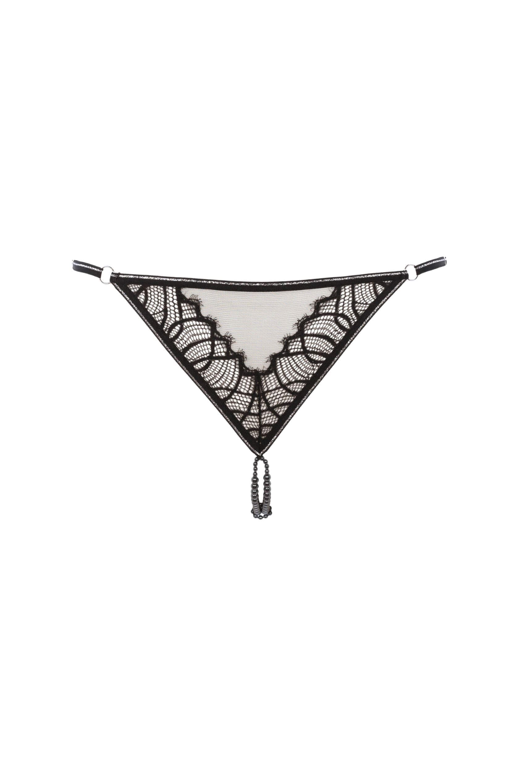 Bracli - Manhattan G-String - Bold Pearl String Dessous Größe S