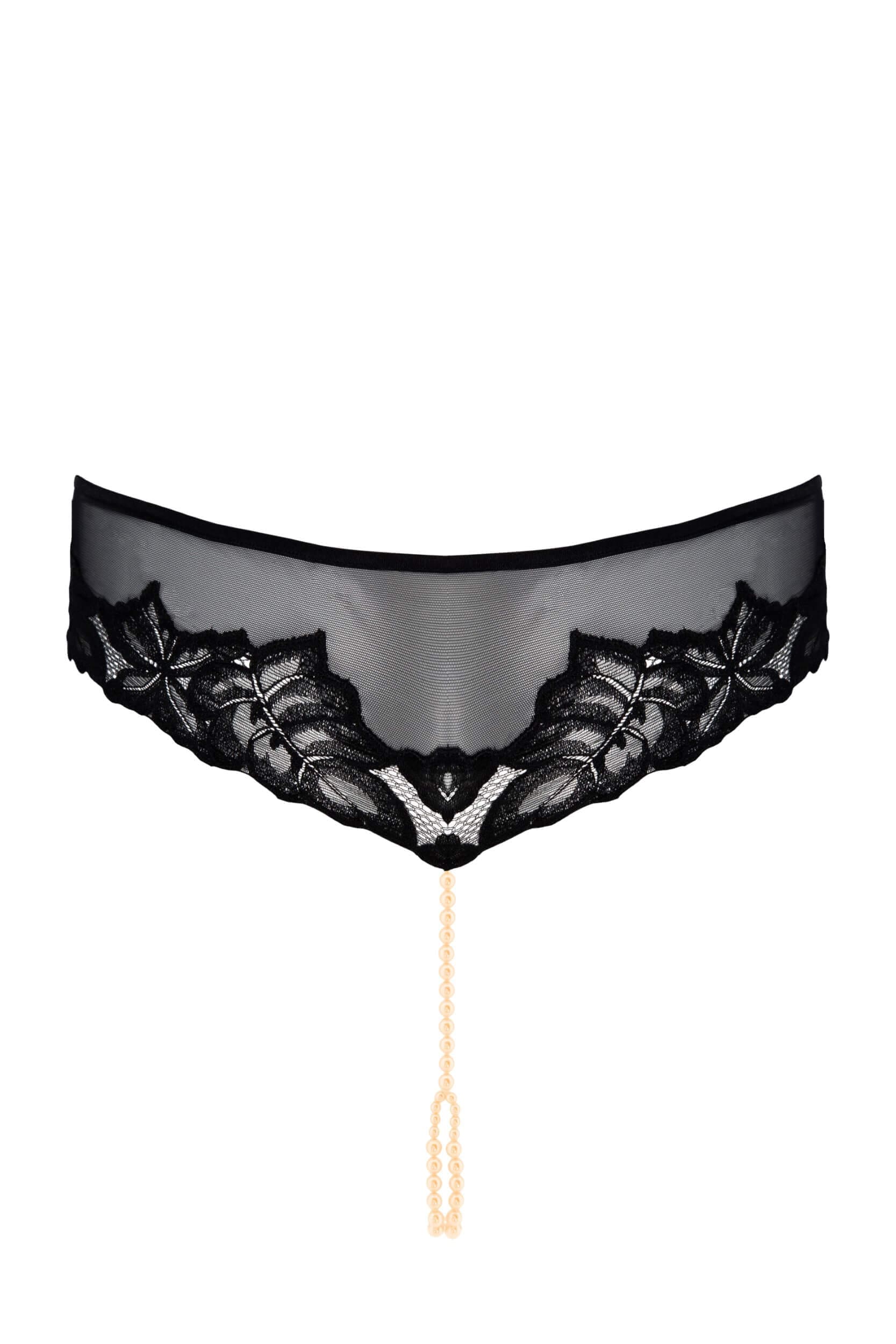 Bracli - London Slip - Luxus Perlenstring Dessous Größe M