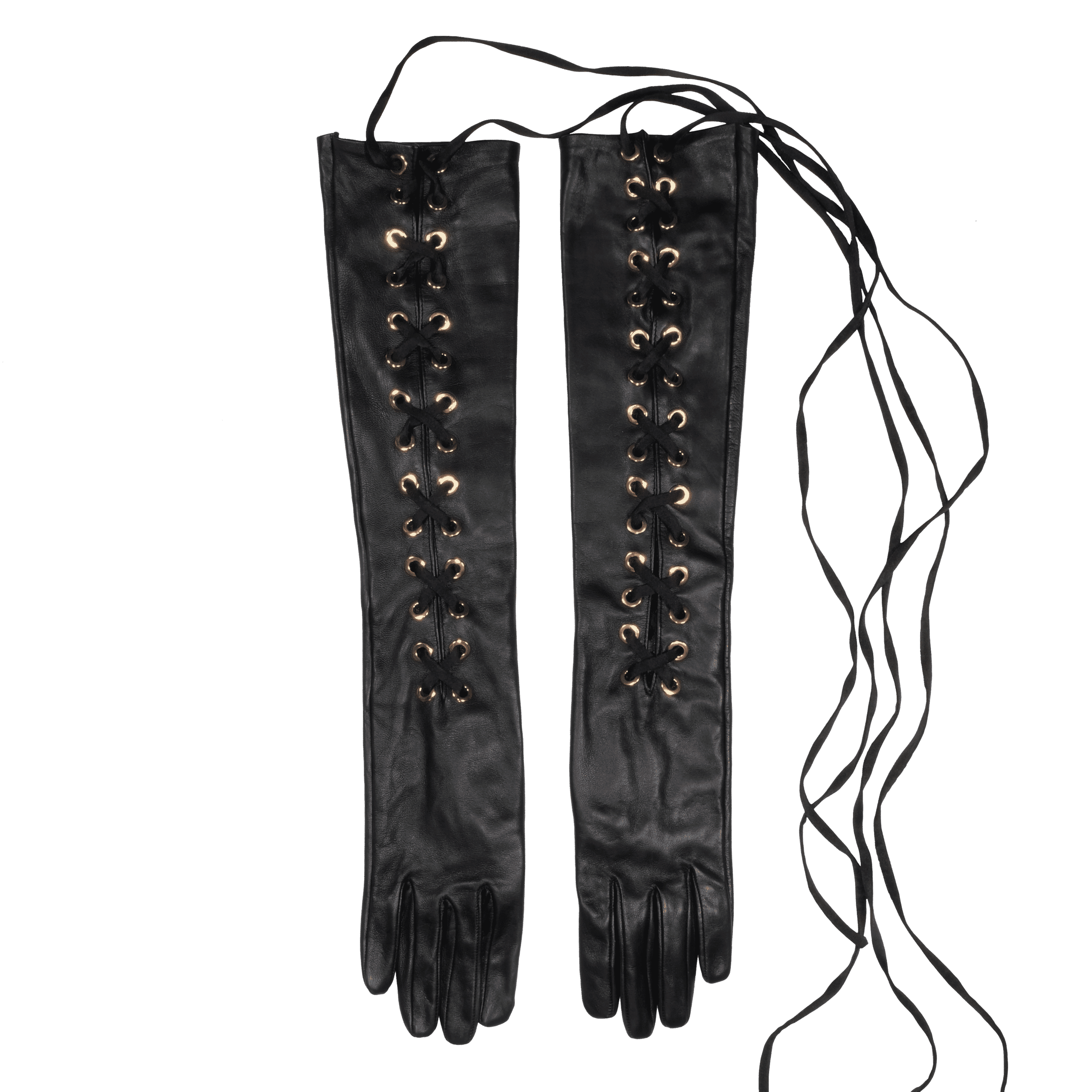 Elif Domanic - Lange Pouri Handschuhe Größe L