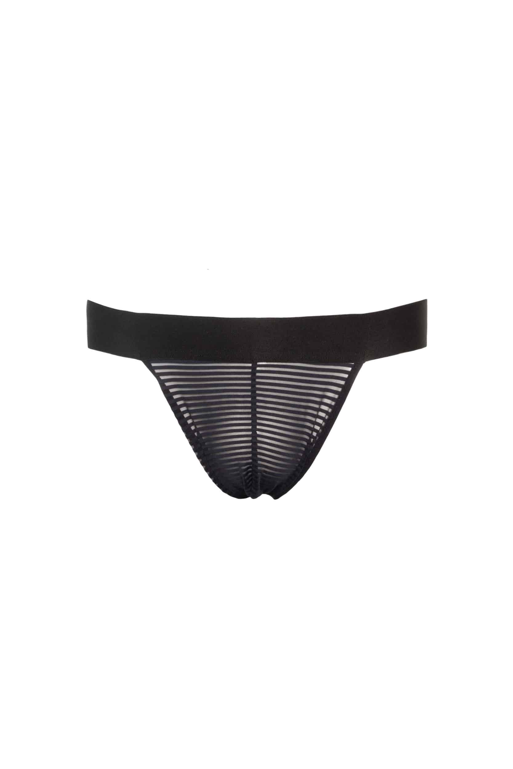 Bracli - Perlseo Tokyo Suspender - Luxus Jockstrap für Männer mit Perlen Größe S