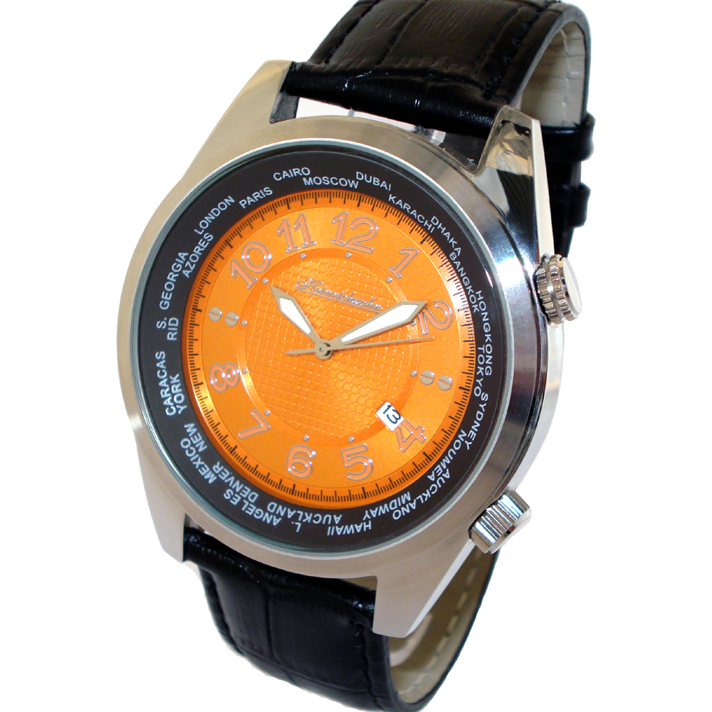 HEINRICHSSOHN Danzig Orange HS1003O Mens Watch HEINRICHSSOHN Danzig Orange HS1003O Mens Watch