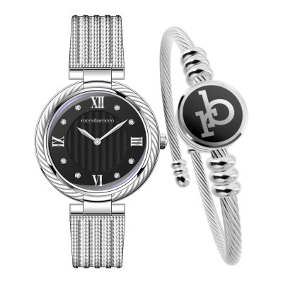Roccobarocco RB.4469S-01M Ladies Watch and Bangle Set Roccobarocco RB.4469S-01M Ladies Watch and Bangle Set