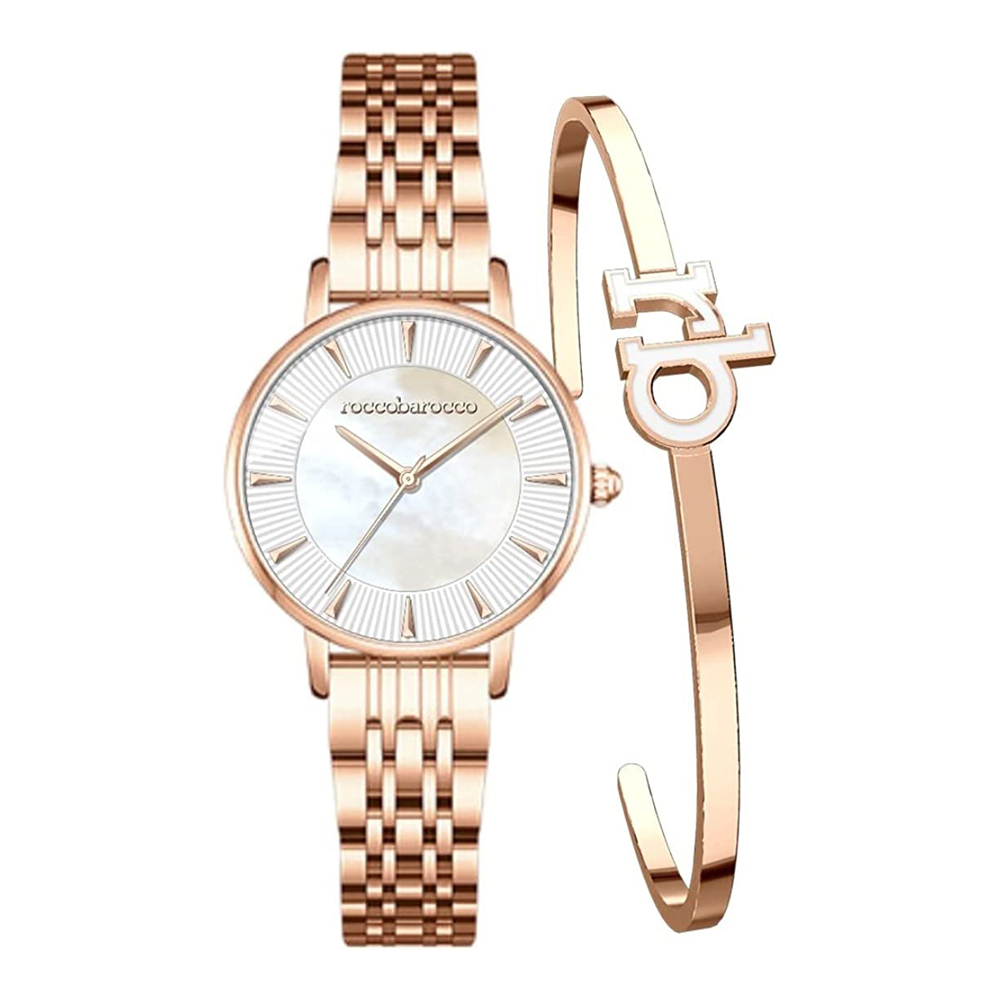 Roccobarocco RB.4659L-03M Ladies Watch and Bangle Set Roccobarocco RB.4659L-03M Ladies Watch and Bangle Set