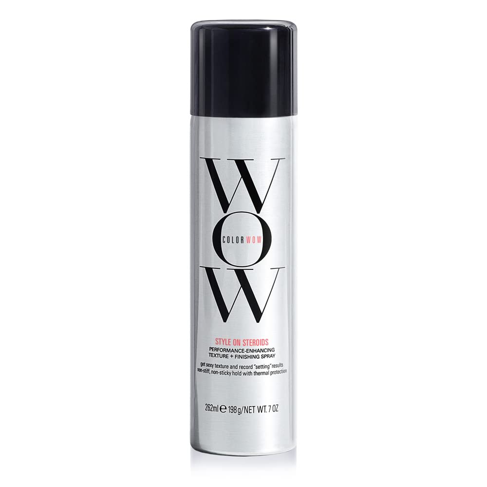 COLOR WOW STYLE ON STEROIDS Texturizing Spray – Achieve Instant Sexy Volume and Texture | Non-Sticky & Moisturizing COLOR WOW STYLE ON STEROIDS Texturizing Spray – Achieve Instant Sexy Volume and Texture | Non-Sticky & Moisturizing