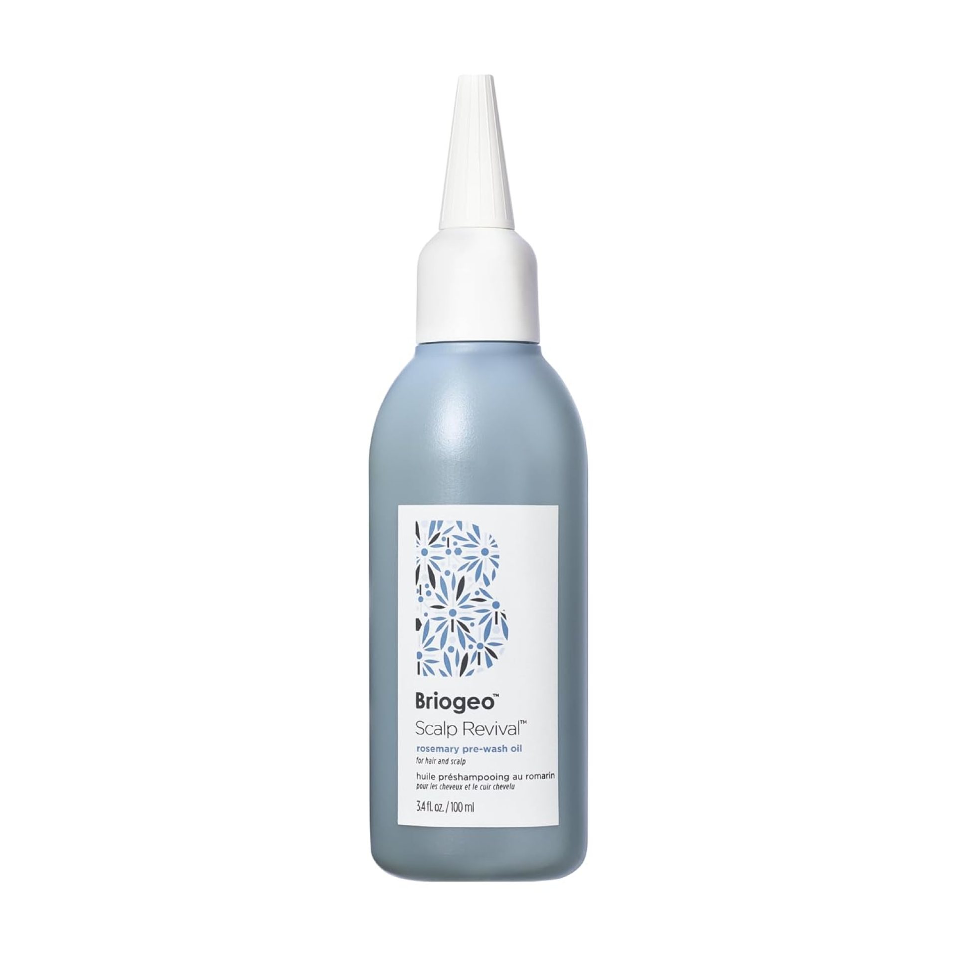 Briogeo Scalp Revival Rosemary Pre-Wash Oil, Hair and Scalp, Dry Scalp Treatment for Stronger and Longer Hair, Soothe Dry Scalp, Lipids and Vitamins, Deep Moisture, Vegan, Cruelty-Free, 3.4 fl oz Briogeo Scalp Revival Rosemary Pre-Wash Oil, Hair and Scalp, Dry Scalp Treatment for Stronger and Longer Hair, Soothe Dry Scalp, Lipids and Vitamins, Deep Moisture, Vegan, Cruelty-Free, 3.4 fl oz