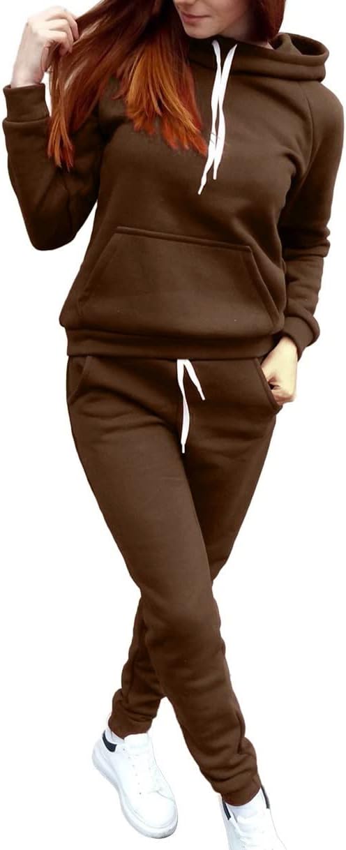 Womens Sweatsuits 2 Piece Set Long Sleeve Sweatsuit Sets Oversized Pullover Sweatshirt Paired with Jogger Sweatpants Womens Sweatsuits 2 Piece Set Long Sleeve Sweatsuit Sets Oversized Pullover Sweatshirt Paired with Jogger Sweatpants