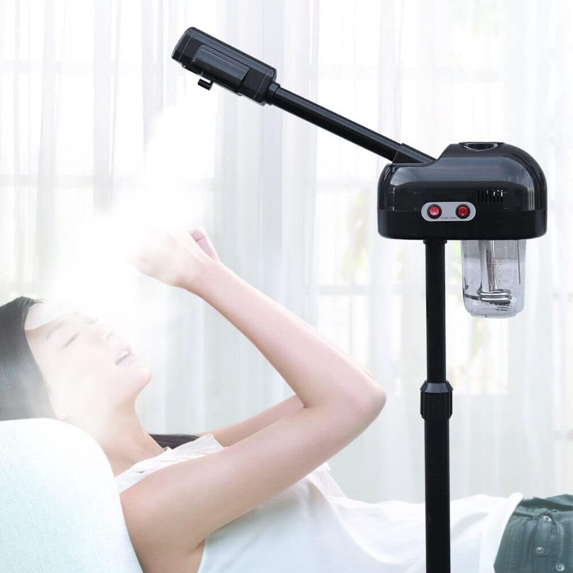 Facial Steamer Spray Ozone Professional Beauty Salon Spa Skin Care Equipment Ozone & Steam Function Multifunctional 2 in1,360 Degree Rotating Nozzle Facial Steamer Spray Ozone Professional Beauty Salon Spa Skin Care Equipment Ozone & Steam Function Multifunctional 2 in1,360 Degree Rotating Nozzle