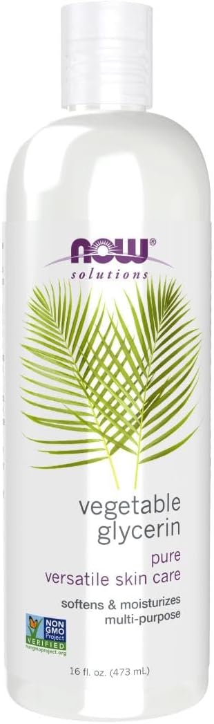 NOW Foods Solutions, Vegetable Glycerin, 100% Pure, Versatile Skin Care, Softening and Moisturizing, 16-Ounce NOW Foods Solutions, Vegetable Glycerin, 100% Pure, Versatile Skin Care, Softening and Moisturizing, 16-Ounce