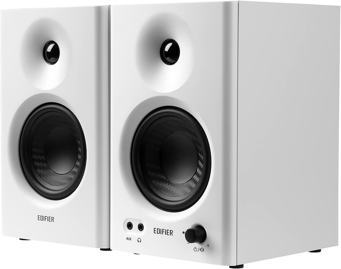 Edifier MR4 Powered Studio Monitor Speakers, 4″ Active Near-Field Monitor Speaker – White (Pair) Edifier MR4 Powered Studio Monitor Speakers, 4″ Active Near-Field Monitor Speaker – White (Pair)