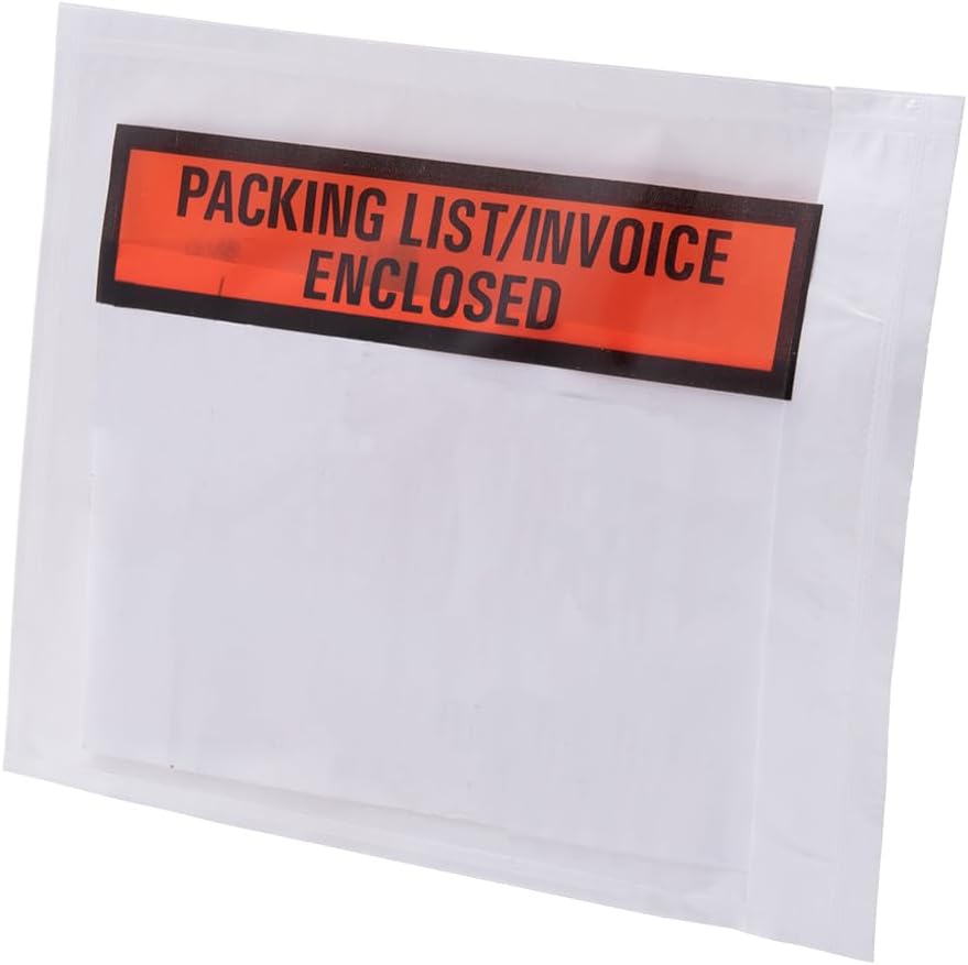 Brock ADS0652C Packing List/Invoice Enclosed Envelope Clear With Self-Adhesive Backing 1000/Case Brock ADS0652C Packing List/Invoice Enclosed Envelope Clear With Self-Adhesive Backing 1000/Case