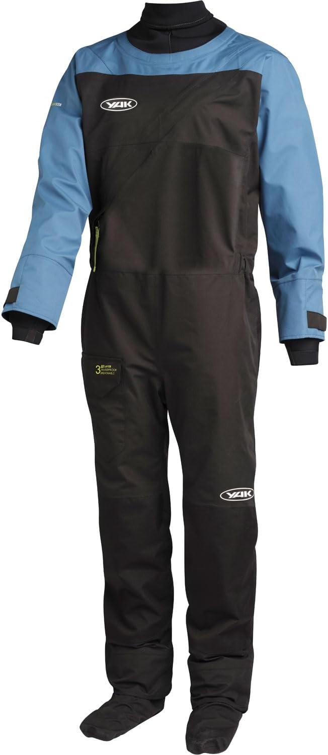 Kayak & Kayaking – Santiam Kayak Drysuit Dry Suit – Blue Black – Thermal Warm Heat Layer Layers Breathable 3 – Kayak & Kayaking – Santiam Kayak Drysuit Dry Suit – Blue Black – Thermal Warm Heat Layer Layers Breathable 3 –