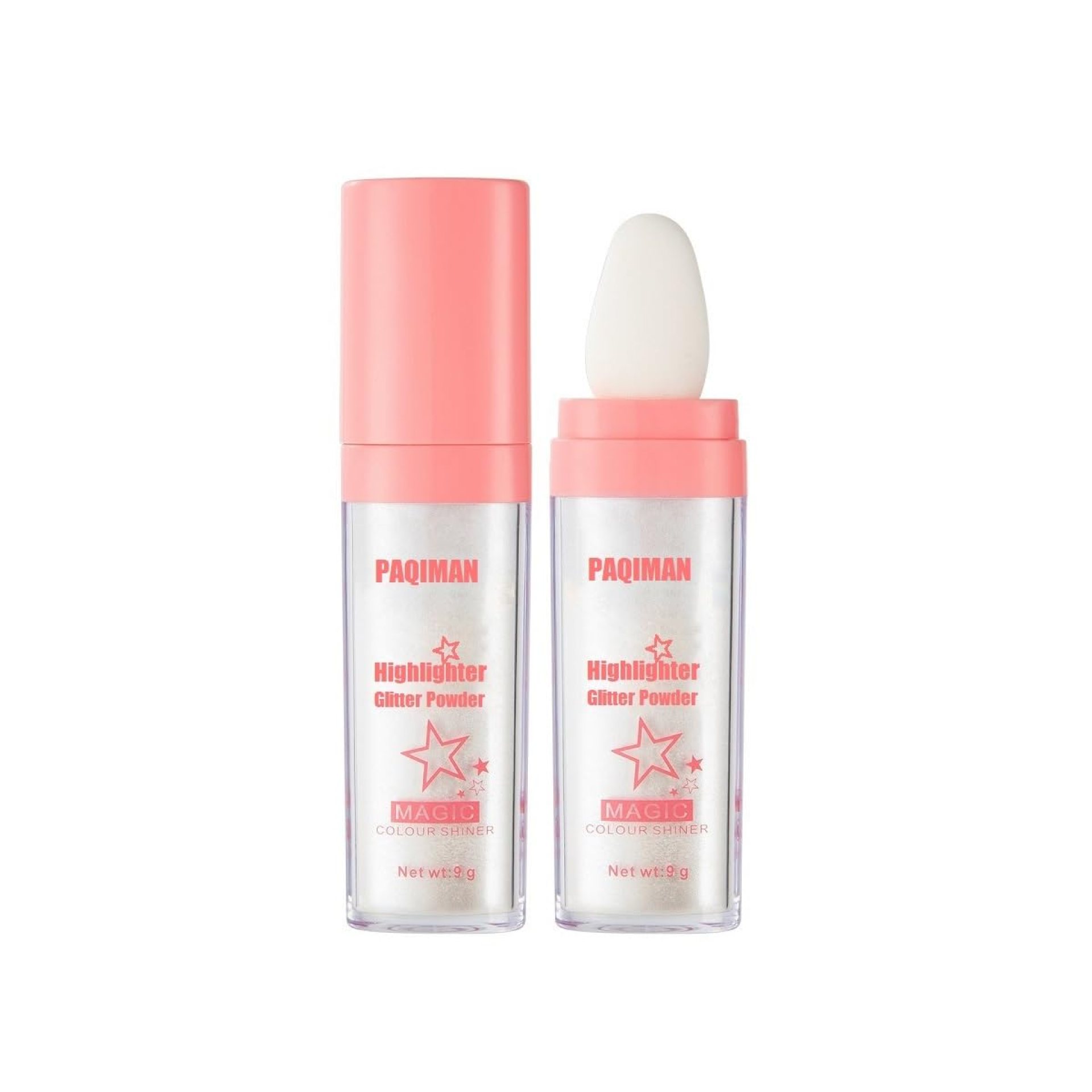Glitter Powder Highlighter Makeup, Body Brightens the Natural Three-dimensional Face Blusher Patting Powder Highlighter. (01# White moonbeam) Glitter Powder Highlighter Makeup, Body Brightens the Natural Three-dimensional Face Blusher Patting Powder Highlighter. (01# White moonbeam)