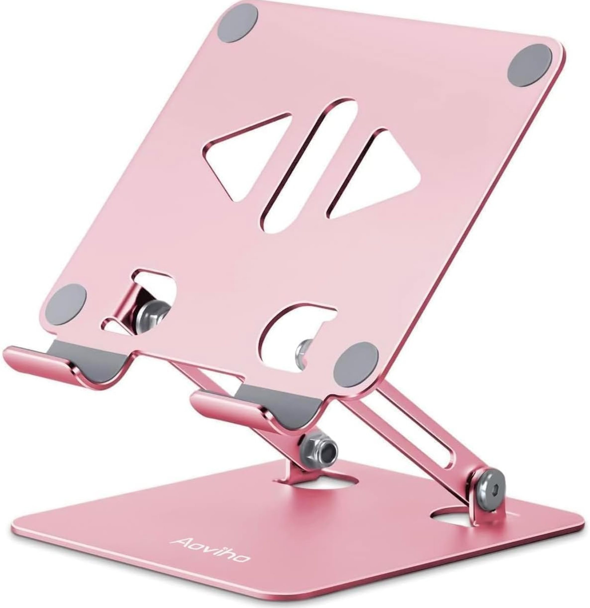 Tablet Stand Holder for Desk, Adjustable Desktop Tablet Holder, Foldable Aluminum Tablet Mount for iPad pro 12.9, iPad Air Mini, Samsung Galaxy Tabs Z Fold Kindle Fire,4-13 inch, Rose Gold Tablet Stand Holder for Desk, Adjustable Desktop Tablet Holder, Foldable Aluminum Tablet Mount for iPad pro 12.9, iPad Air Mini, Samsung Galaxy Tabs Z Fold Kindle Fire,4-13 inch, Rose Gold