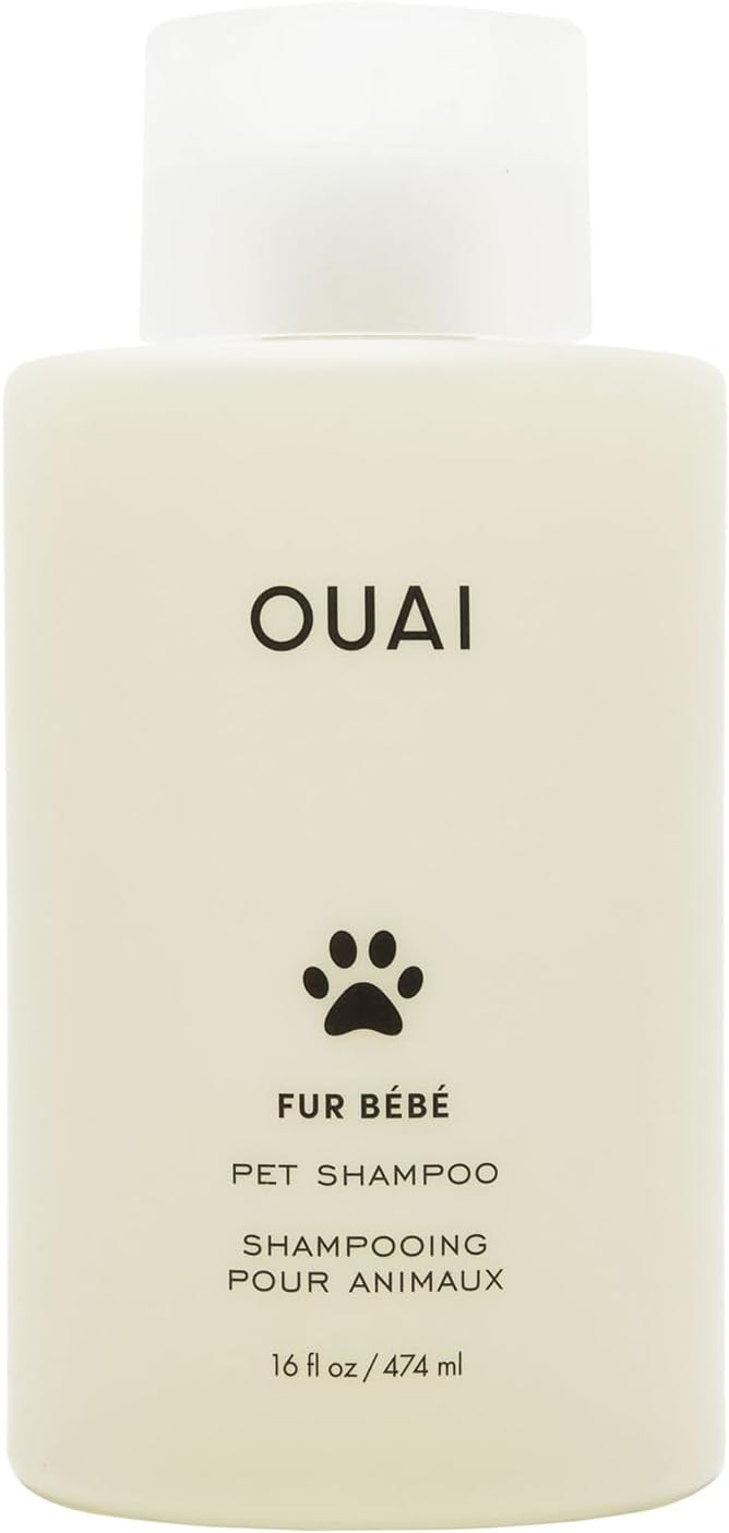 OUAI Fur Bébé Pet Shampoo, Mercer Street Scent – Dog Shampoo and Coat Wash for Hydrating, Cleansing and Adding Shine to Pet Hair – Pet Supplies by OUAI (16 Fl Oz) OUAI Fur Bébé Pet Shampoo, Mercer Street Scent – Dog Shampoo and Coat Wash for Hydrating, Cleansing and Adding Shine to Pet Hair – Pet Supplies by OUAI (16 Fl Oz)