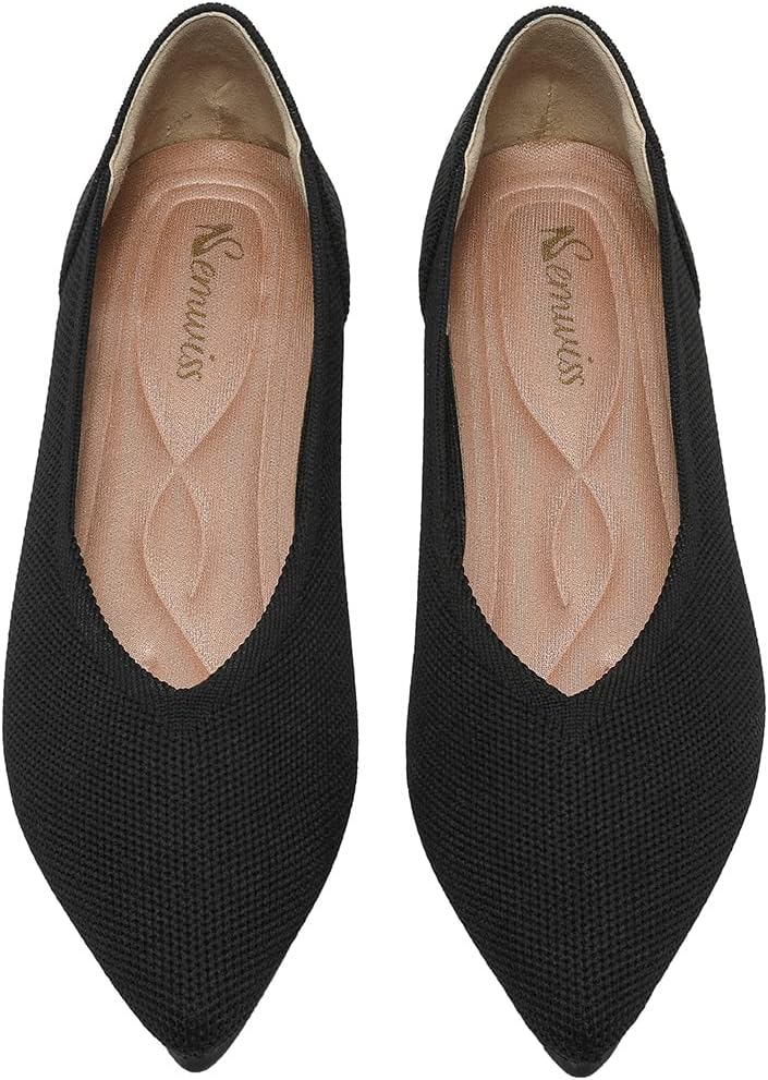 Semwiss Women’s Ballet Flats Comfortable Casual Dressy Shoes,Work Flats Office Shoes Pointed Toe Leopard Flats. Semwiss Women’s Ballet Flats Comfortable Casual Dressy Shoes,Work Flats Office Shoes Pointed Toe Leopard Flats.