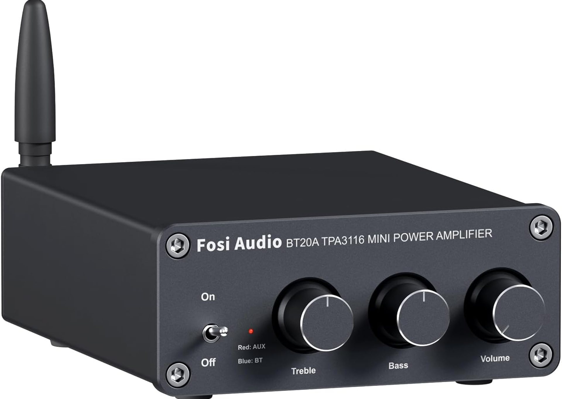 Fosi Audio BT20A Bluetooth Stereo Amplifier, 2 Channel Home Audio Component Amplifiers for Passive Speakers, Mini Class D Amp Receiver 200W for Indoor/Outdoor/Garage/Ceiling/Bookshelf Speaker Fosi Audio BT20A Bluetooth Stereo Amplifier, 2 Channel Home Audio Component Amplifiers for Passive Speakers, Mini Class D Amp Receiver 200W for Indoor/Outdoor/Garage/Ceiling/Bookshelf Speaker
