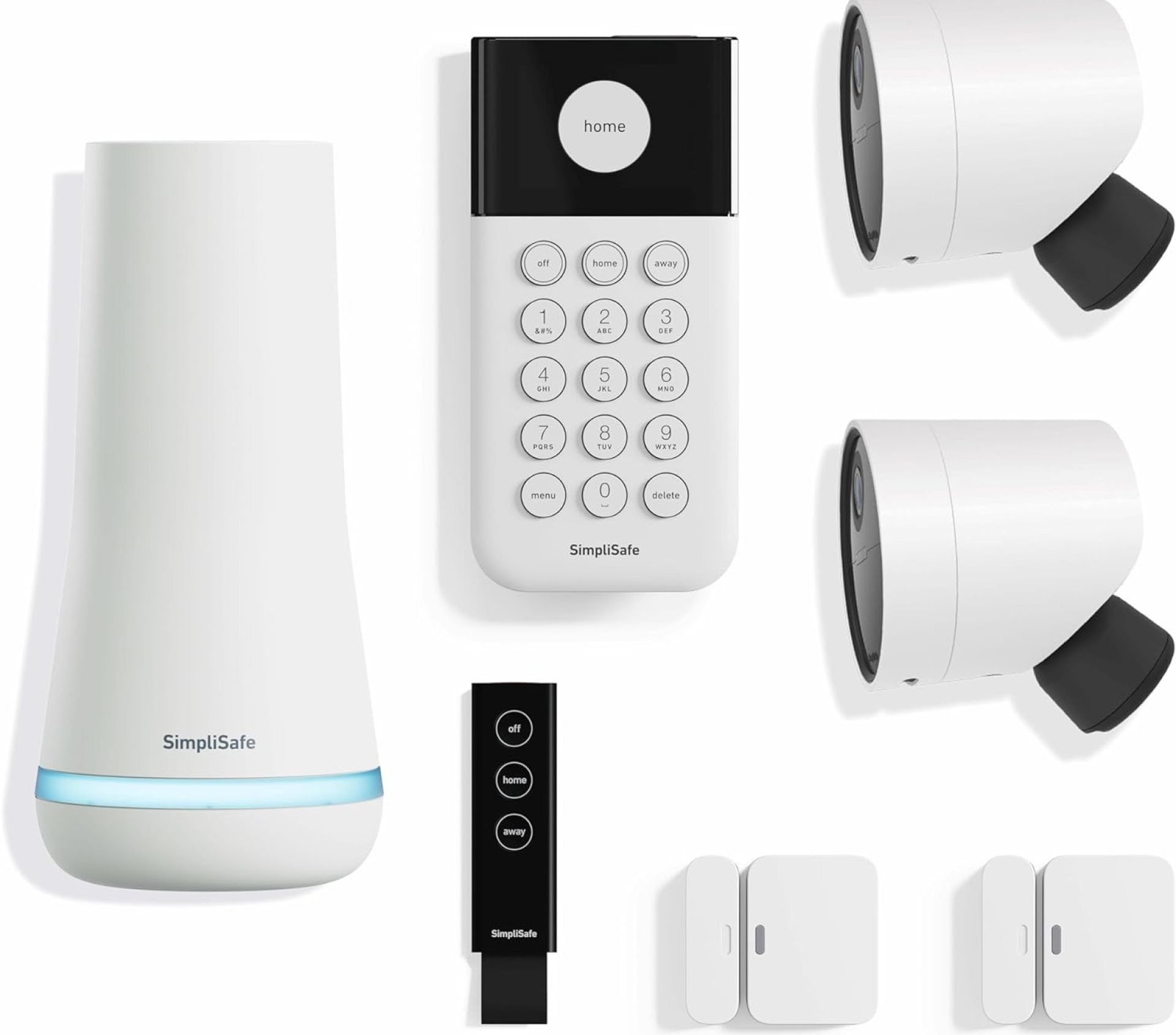 SimpliSafe 7 Piece Wireless Outdoor Camera Home Security System – Optional 24/7 Professional Monitoring – No Contract – Compatible with Alexa and Google Assistant SimpliSafe 7 Piece Wireless Outdoor Camera Home Security System – Optional 24/7 Professional Monitoring – No Contract – Compatible with Alexa and Google Assistant
