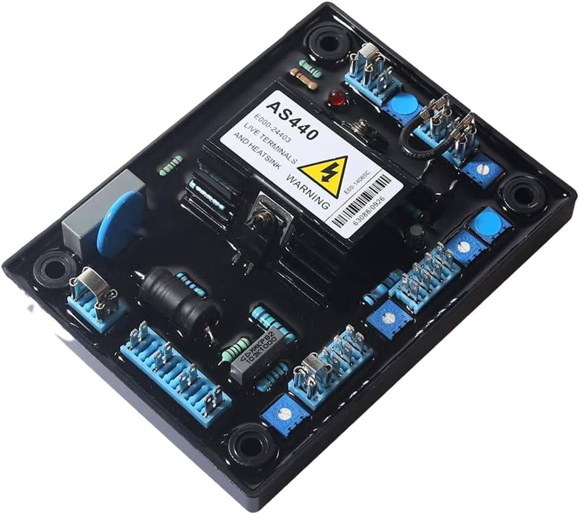 OCESTORE For AVR AS440 Automatic Voltage Regulator Control Moudle Compatible with AVR AS440 Replacement Part fit Generator Genset OCESTORE For AVR AS440 Automatic Voltage Regulator Control Moudle Compatible with AVR AS440 Replacement Part fit Generator Genset