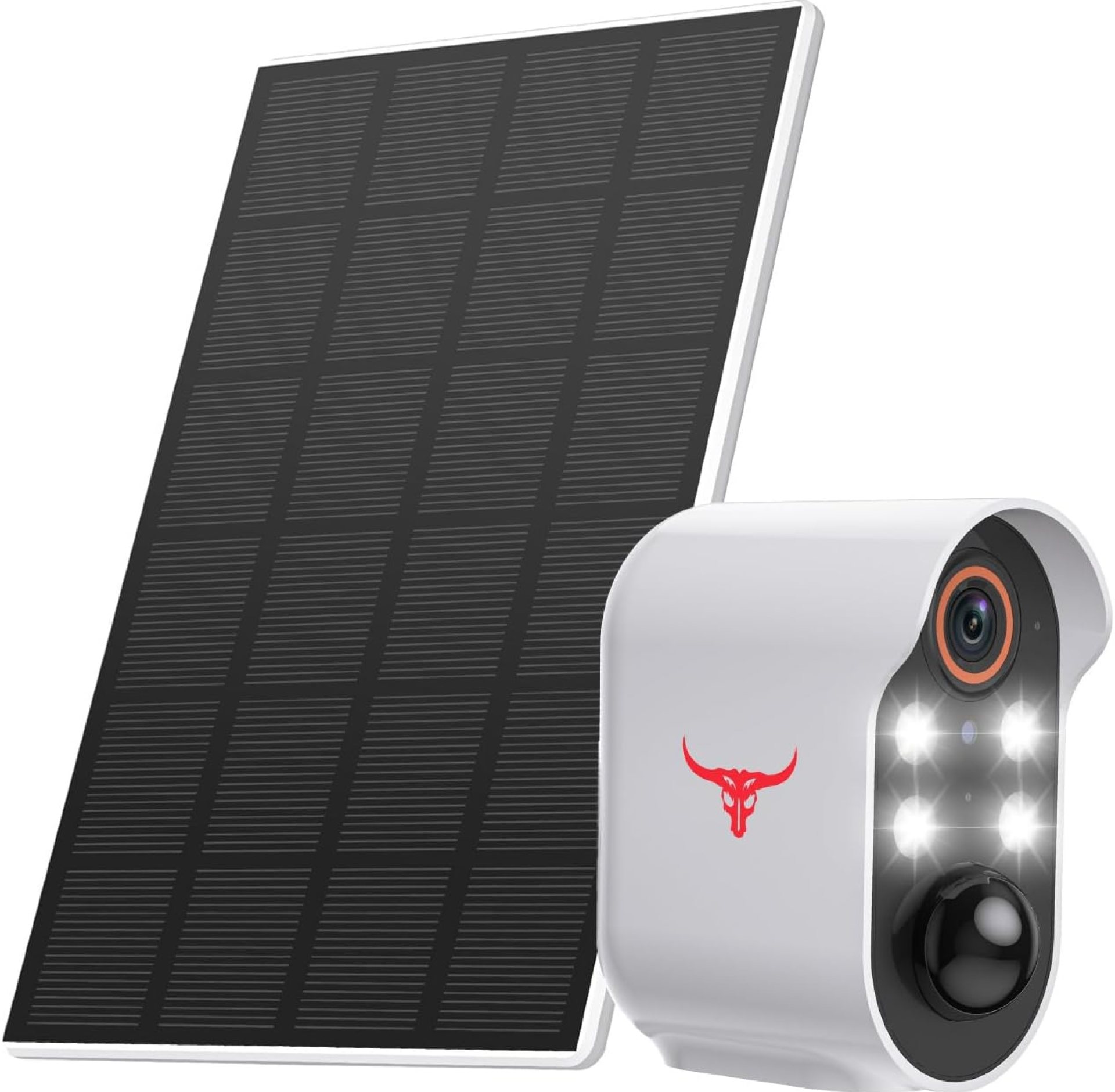 1080p Wireless Outdoor Security Camera, 2.4GHz WiFi, Human Detection, Color Night Vision, Two-Way Audio and Cloud Storage, Solar Panel Included. 1080p Wireless Outdoor Security Camera, 2.4GHz WiFi, Human Detection, Color Night Vision, Two-Way Audio and Cloud Storage, Solar Panel Included.