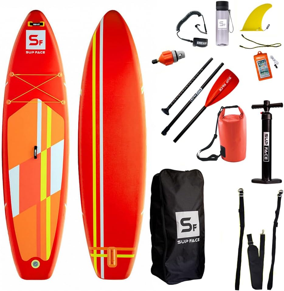 Paddle Board 10’8, Inflatable Stand Up Paddle Board, One-Stop Premium SUP Board Accessories, Stable Inflatable Stand Up Paddle Boards for Youth/Adults of All Skill Levels Paddle Board 10’8, Inflatable Stand Up Paddle Board, One-Stop Premium SUP Board Accessories, Stable Inflatable Stand Up Paddle Boards for Youth/Adults of All Skill Levels