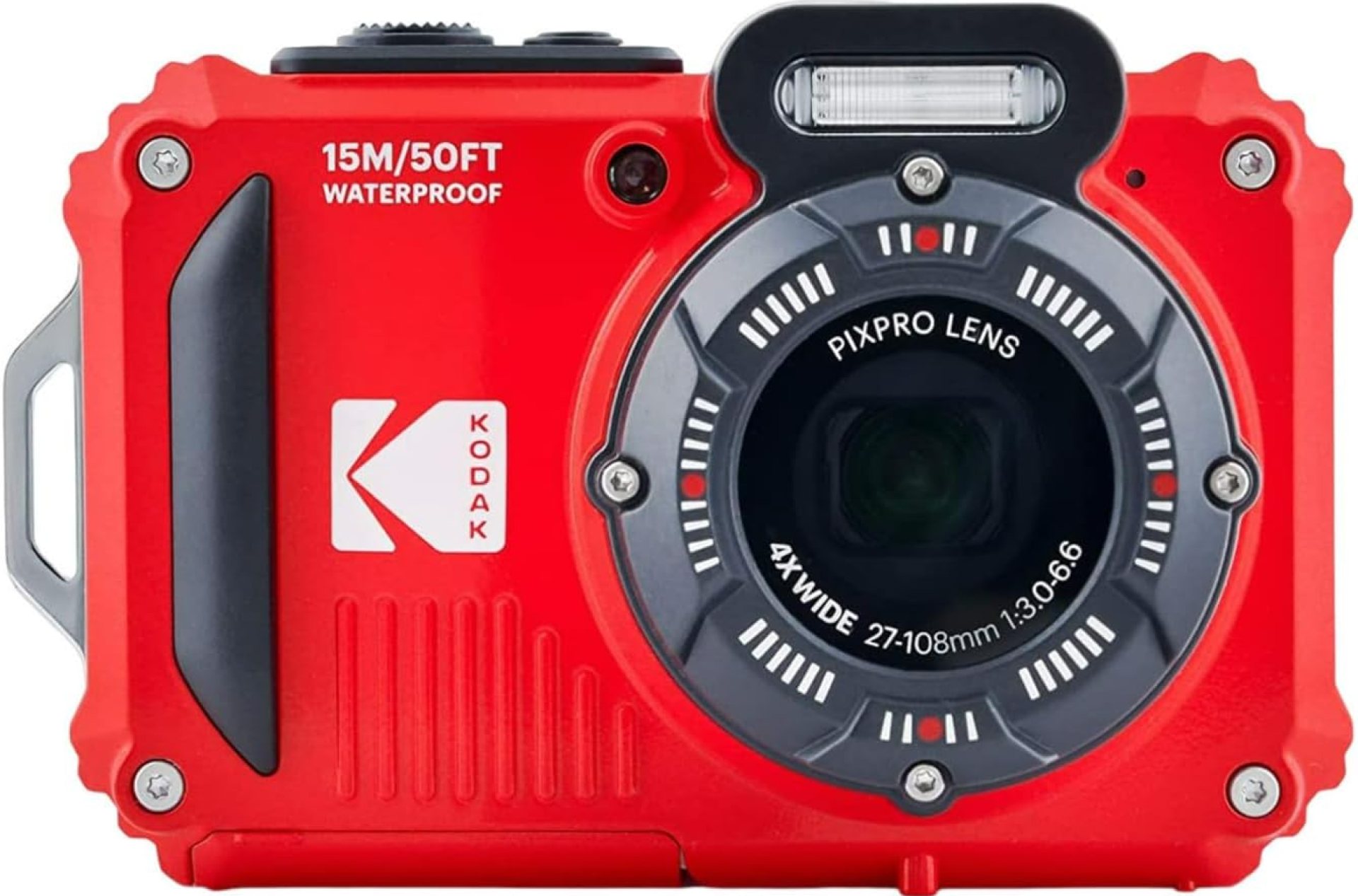 KODAK PIXPRO WPZ2 Rugged Waterproof Digital Camera 16MP 4X Optical Zoom 2.7″ LCD Full HD Video, Red KODAK PIXPRO WPZ2 Rugged Waterproof Digital Camera 16MP 4X Optical Zoom 2.7″ LCD Full HD Video, Red