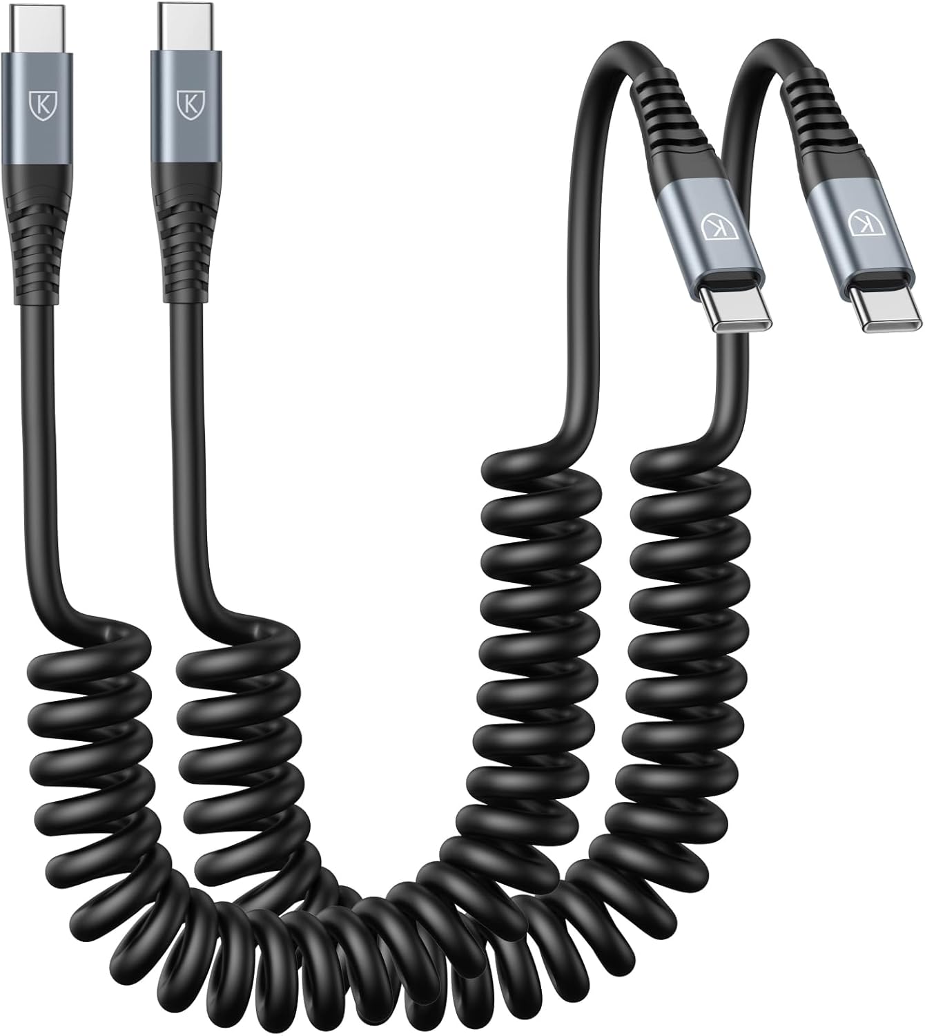 USB C to USB C Cable 3ft 2Pack Coiled USB C Charger Cable for Car Type C Fast Charging Cable for iPhone 16/15/Plus/Pro/Pro Max/Samsung Galaxy S23 USB C to USB C Cable 3ft 2Pack Coiled USB C Charger Cable for Car Type C Fast Charging Cable for iPhone 16/15/Plus/Pro/Pro Max/Samsung Galaxy S23