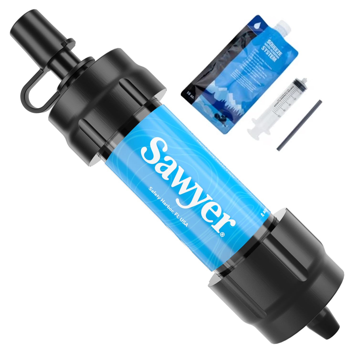 Sawyer Products SP128 Mini Water Filtration System, Single, Blue Sawyer Products SP128 Mini Water Filtration System, Single, Blue