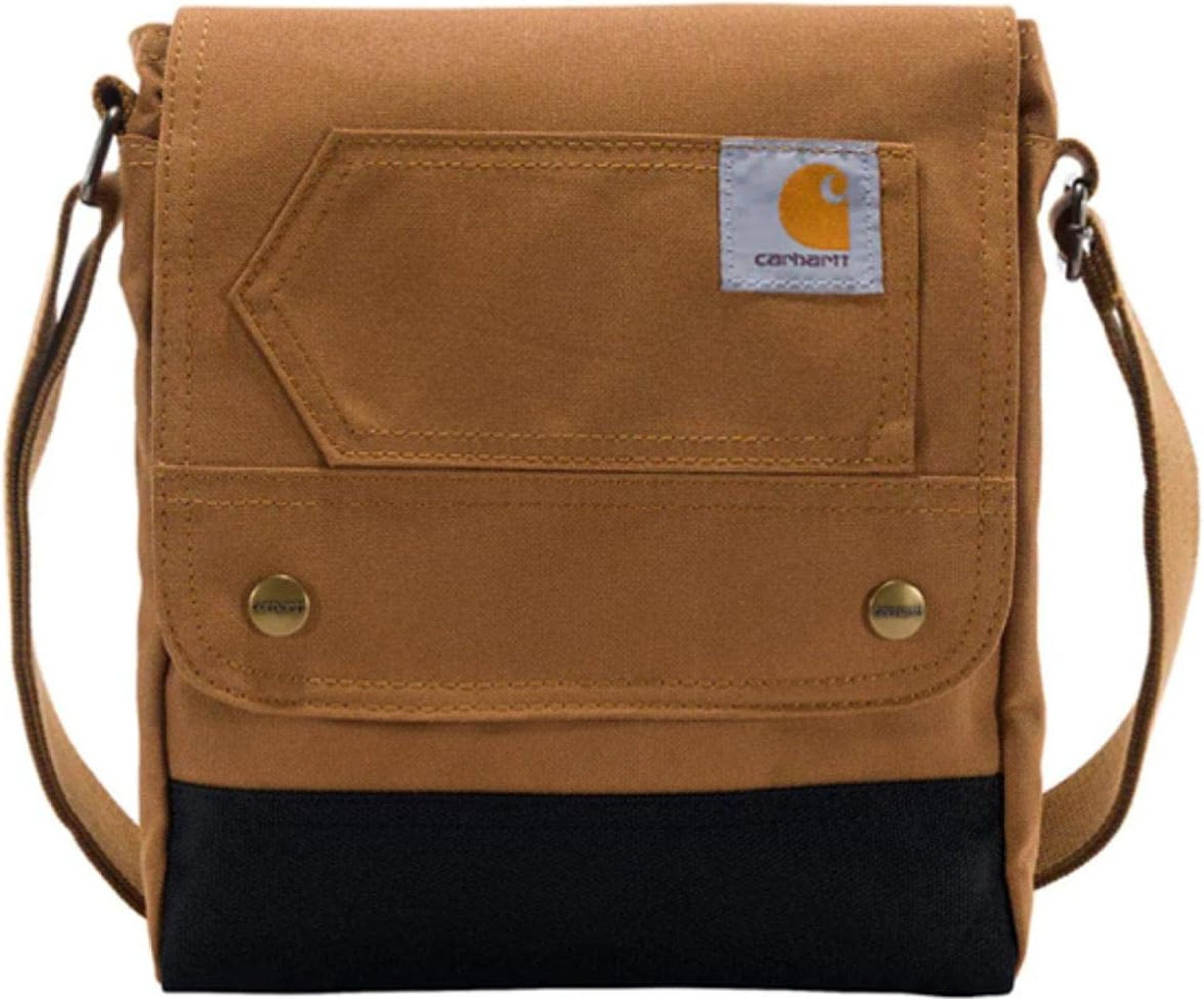 Carhartt Women’s Crossbody Snap Bag Durable Adjustable Crossbody Bag with Flap Over Snap Closure Carhartt Women’s Crossbody Snap Bag Durable Adjustable Crossbody Bag with Flap Over Snap Closure